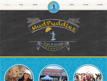 Tablet Screenshot of mudpuddlestoys.com
